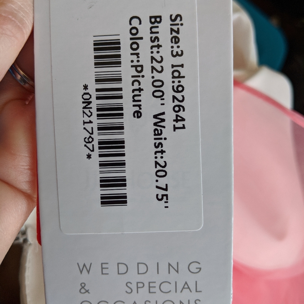 **JJs House** Watermelon Satin Knee-length Flower Girl Dress! - Picture 4 of 7